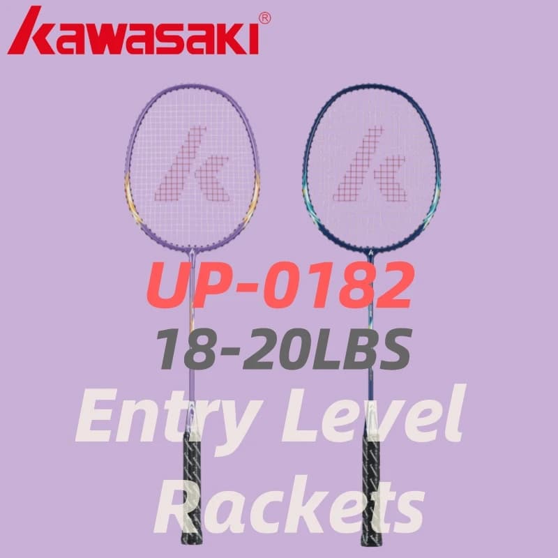 Kawasaki Badminton Racket 1U Aluminum Alloy Frame Badminton Racquette Racquet With String For Outdoor Entertainment UP-0182