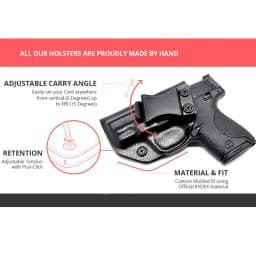 Kydex Inside Waistband Holster For Walther PPQ M1 M2 4" 9mm .40 IWB Case Pant Belt Clip Concealed Carry Concealment Cross Draw