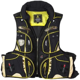 New Men Fishing Vest, Outdoors Buoyancy Vest Adult 120kg Multi-function Water Sports Personal Flotation Device with Multi Pocket