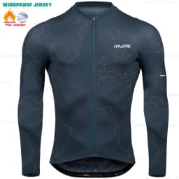 2025 Raudax Winter Cycling Thermal Fleece Clothing Sets Top Cycling Jersey Sport Bike MTB Riding Clothing Warm Jackets For Man