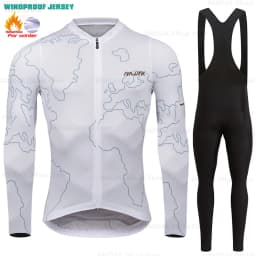 2025 Raudax Winter Cycling Thermal Fleece Clothing Sets Top Cycling Jersey Sport Bike MTB Riding Clothing Warm Jackets For Man