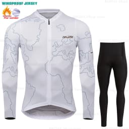 2025 Raudax Winter Cycling Thermal Fleece Clothing Sets Top Cycling Jersey Sport Bike MTB Riding Clothing Warm Jackets For Man