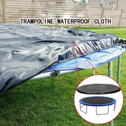 Trampoline Weather Cover 6-16 Feet. Round Snow Sun Shade Protective Cover for Outdoor, Trampoline Cover