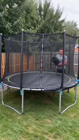 Trampoline Weather Cover 6-16 Feet. Round Snow Sun Shade Protective Cover for Outdoor, Trampoline Cover