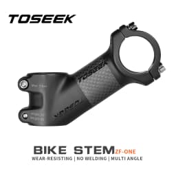 TOSEEK ZF-ONE Carbon Stem 25/35Degree Mountain Bike Stem,31.8mm Handlebar Stems,60/70/80/90/100mm Black and Red Bicycle Parts