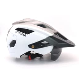 Removable and Adjustable Bicycle Helmet for Mountain Biking, Helmet with Goggles, Speed descent, Safety, AD032-J783