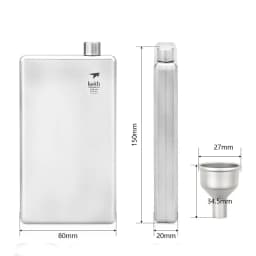 Keith Titanium Camping Wine Bottle 7oz/200ml Bacteriostatic Flatware Portable Outdoor Travel Picnic Tableware Hip Flasks