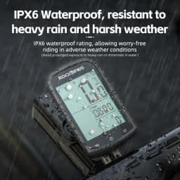 ROCKBROS Bicycle Computer GPS 5.0 ANT Bluetooth Waterproof Wireless Cyclocomputer Speedometer Bike Stopwatch Bike Accessories