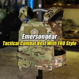 Emersongear For FRO Style V5 Hunting Vest M Size Plate Carrier Paintball Body Protective Airsoft Hunting Combat Training EM9650