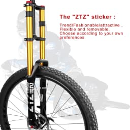 ZTZ Bike Cycling Suspension Fork 26/27.5/2 Inch for Sport Mountain DH Air Double Shoulder Downhill Replacement Bicycle Parts