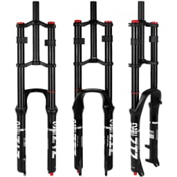 ZTZ Bike Cycling Suspension Fork 26/27.5/2 Inch for Sport Mountain DH Air Double Shoulder Downhill Replacement Bicycle Parts