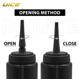 Ice Hockey Bottle Bucket 10pcs Hockey Water Bottle 1000ml Team Sports Bottle BPA Free For Ice Hockey Lacrosse Football Equipment