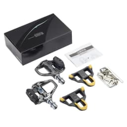 RACEWORK Ultra Light Road Bike Pedal Carbon Fiber Self-Locking For Shimano SPD Compatible Bike Professional Pedals with Bearings