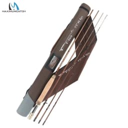 Maximumcatch V-Gold 9FT Fly Fishing Rod 4/5/6/8 WT 4Pcs Fast Action Pacbay Guides Fly Rod with a Triangle Rod Tube
