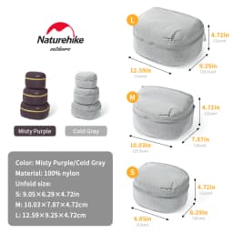 Naturehike Storage Bag Camping Ultralight Waterproof Organize Bag Flodable Travel Make Up Tolietry Bag Multifunctional Bag