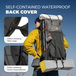 Naturehike Rock 2.0 Hiking Backpack 30L/45L/60L Camping Rucksack Outdoor Travel Trekking Specialised Shoulder Bag Rain Cover