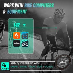 CYCPLUS Heart Rate Sensor Armband Wrist Belt Bluetooth ANT+ Fitness Monitor for Garmin Wahoo GPS Bike Computer