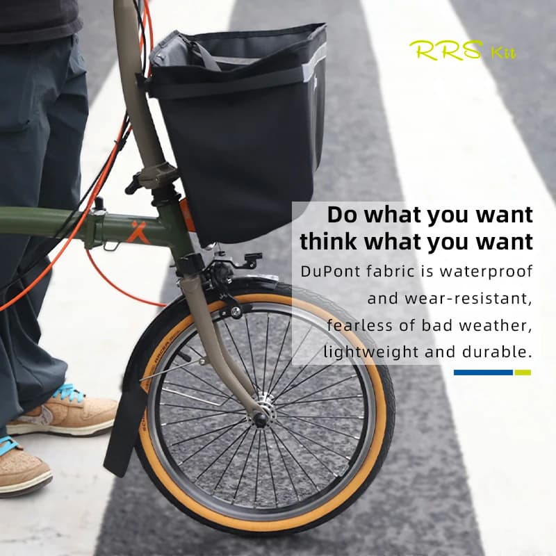 Front Storage Bag With Bracket Original Front Storage Bag Vegetable Basket Bag And Internal Bracket For Brompton Folding Bicycle