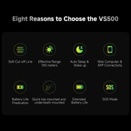 iGPSPORT VS500 Smart Bike Front Light 500 Lumen MTB Road Bike Lamp Headlight Cycling Flashlight Lantern Bike Accessories