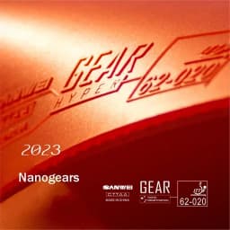 SANWEI GEAR Hyper Table Tennis Rubber Non-sticky Pips-in Ping Pong Rubber with Internal Energy Cake Sponge NANO Penetration
