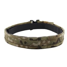 VULPO Ronin Style 2 Inch Tactical Belt Quick Release Metal Buckle Belt Hunting Double Layer Molle Belt Combat Mens Belt