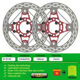 KACTUS Ultralight Bicycle Disc Brake Rotor 140/160mm Center Lock Thicken AL7505 Fast Cooling Disc Float Brake for Road MTB EBike