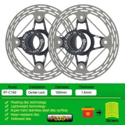KACTUS Ultralight Bicycle Disc Brake Rotor 140/160mm Center Lock Thicken AL7505 Fast Cooling Disc Float Brake for Road MTB EBike