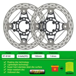KACTUS Ultralight Bicycle Disc Brake Rotor 140/160mm Center Lock Thicken AL7505 Fast Cooling Disc Float Brake for Road MTB EBike