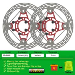 KACTUS Ultralight Bicycle Disc Brake Rotor 140/160mm Center Lock Thicken AL7505 Fast Cooling Disc Float Brake for Road MTB EBike