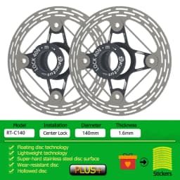 KACTUS Ultralight Bicycle Disc Brake Rotor 140/160mm Center Lock Thicken AL7505 Fast Cooling Disc Float Brake for Road MTB EBike