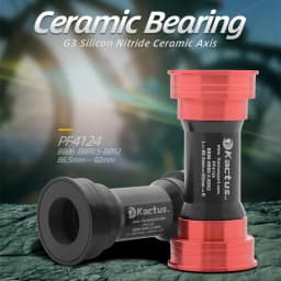 KACTUS CERAMIC BB86 BB90 BB92 Press 41mm Bottom Brackets Fit For SHIMANO Shaft Diameter 24mm Axis For SRAM GXP 24/22 Bike Parts