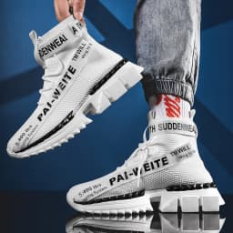 2024 Men sneakers socks shoes light large size casual shoes cool 47 fashion white outdoor sports personality design comfortable