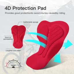 Santic Men Cycling Bib Shorts 4D Cushion Padding Cycling Bottom Bib Shorts Long Distance MTB Padded Shorts Tights Slim Fit