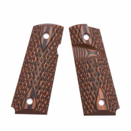 Guuun G10 Grips for 1911 Compact/Officer Big Scoop Diamond Cut Texture - 9 Color