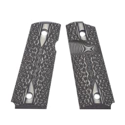 Guuun G10 Grips for 1911 Compact/Officer Big Scoop Diamond Cut Texture - 9 Color
