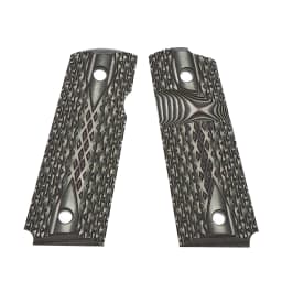 Guuun G10 Grips for 1911 Compact/Officer Big Scoop Diamond Cut Texture - 9 Color