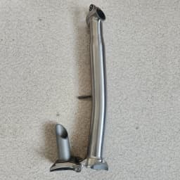Ultra Light Gr9 Titanium Folding Bike Handlebar Stem, P, H, M, S Type, 25.4mm Brompton Handle Post