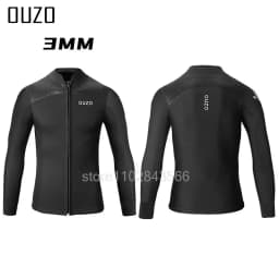 3MM Men Wetsuit Neoprene Underwater Keep Warm Diving Suit Kitesurf Surf Surfing Spearfishing Jacket Pants Clothes WetSuit