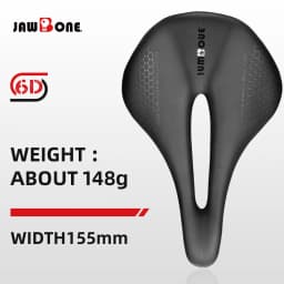 Jawbone Bike Saddle 5D 6D 7D Ultralight Full Carbon 143mm 150mm 155mm Leather MTB Bicycle Road Seat Cushion Cycling Accessories