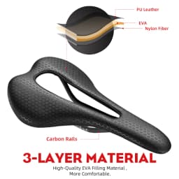 Jawbone Bike Saddle 5D 6D 7D Ultralight Full Carbon 143mm 150mm 155mm Leather MTB Bicycle Road Seat Cushion Cycling Accessories