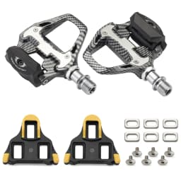 RACEWORK Ultra Light Carbon Fiber Textured Racing Bicycle Pedal Is Suitable for SPD/Keo Self-Locking Professional Bicycle Pedal