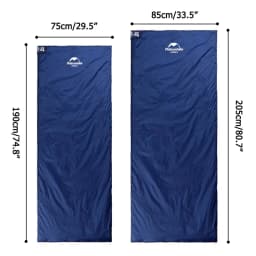 Naturehike Sleeping Bag LW180 Ultralight 3 Season Camping Hiking Sleeping Bags Outdoor Portable Waterproof Cotton Sleeping Bag