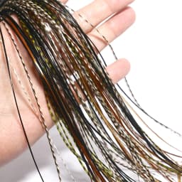 Whiting 20 Feathers Grizzly Natural/Dyed Fly Tying Feathers 9-11 Inches Long 18#20# Midge Rooster Saddle Dry Flies Tying Materia