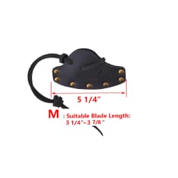 Cowhide Leather Axe Blade Sheath Protective / Axe Head Cover / Hatchet Cover Protector