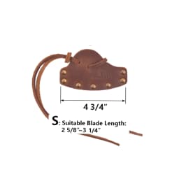 Cowhide Leather Axe Blade Sheath Protective / Axe Head Cover / Hatchet Cover Protector