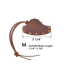 Cowhide Leather Axe Blade Sheath Protective / Axe Head Cover / Hatchet Cover Protector