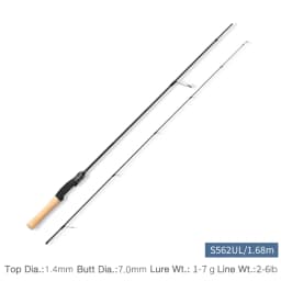 TSURINOYA Light Game Spinning Fishing Rod DRAGON 1.6m 1.8m UL Power Fast Action FUJI Guide Light Game Trout Ajing Stream Rod