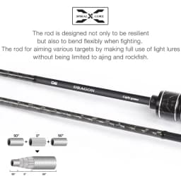 TSURINOYA Light Game Spinning Fishing Rod DRAGON 1.6m 1.8m UL Power Fast Action FUJI Guide Light Game Trout Ajing Stream Rod