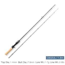 TSURINOYA Light Game Spinning Fishing Rod DRAGON 1.6m 1.8m UL Power Fast Action FUJI Guide Light Game Trout Ajing Stream Rod