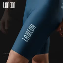 LAMEDA Summer Bicycle Shorts Five-Point Cycling Pants Shock-absorbing Men's Cycling Clothing Mountain Road Bike Tousers for Men